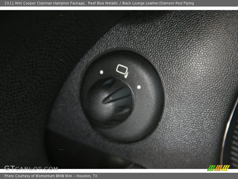Reef Blue Metallic / Black Lounge Leather/Damson Red Piping 2011 Mini Cooper Clubman Hampton Package