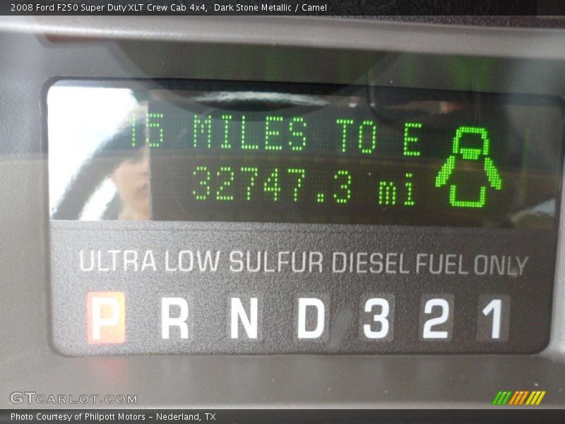 Dark Stone Metallic / Camel 2008 Ford F250 Super Duty XLT Crew Cab 4x4