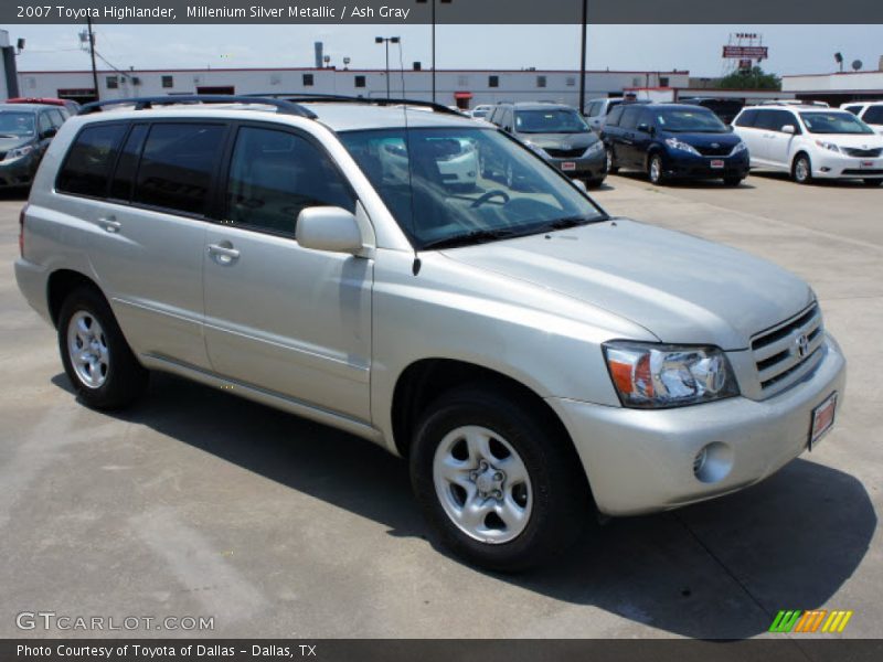 Millenium Silver Metallic / Ash Gray 2007 Toyota Highlander