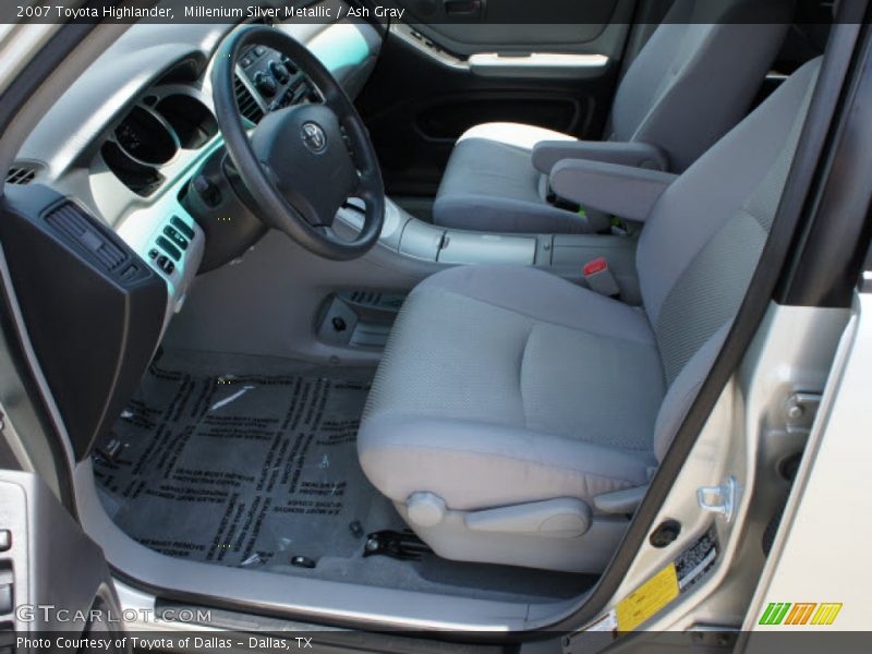 Millenium Silver Metallic / Ash Gray 2007 Toyota Highlander