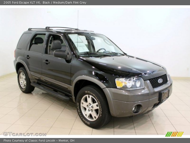 Black / Medium/Dark Flint Grey 2005 Ford Escape XLT V6