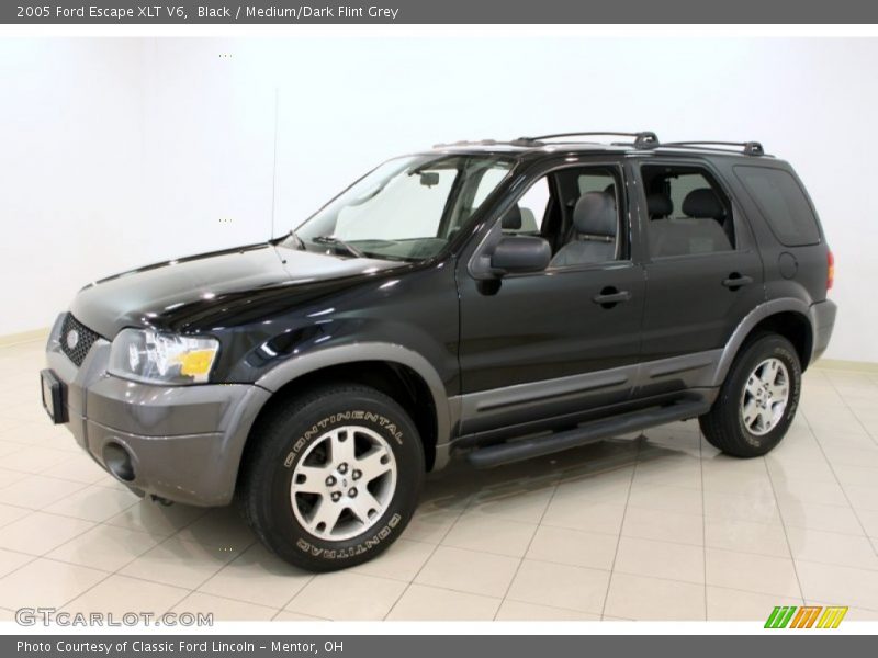 Black / Medium/Dark Flint Grey 2005 Ford Escape XLT V6