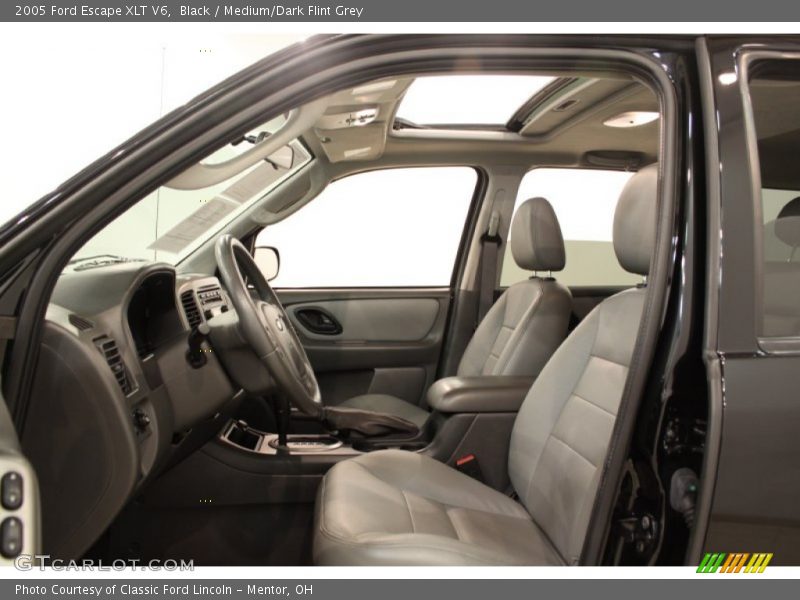 Black / Medium/Dark Flint Grey 2005 Ford Escape XLT V6