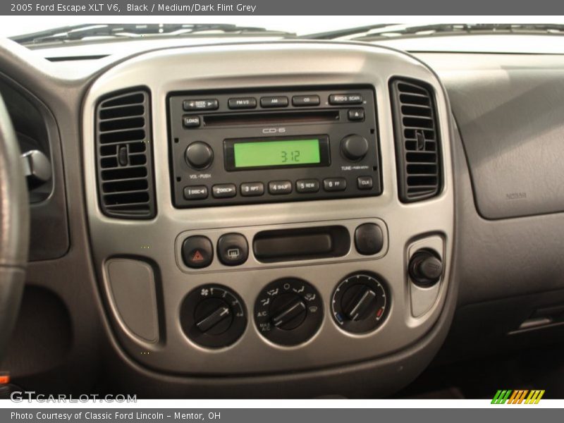 Black / Medium/Dark Flint Grey 2005 Ford Escape XLT V6