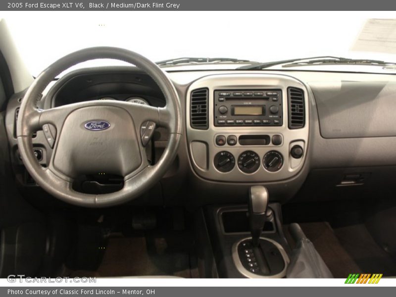 Black / Medium/Dark Flint Grey 2005 Ford Escape XLT V6