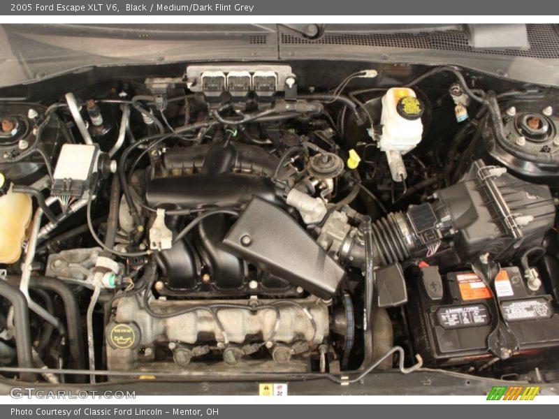 Black / Medium/Dark Flint Grey 2005 Ford Escape XLT V6