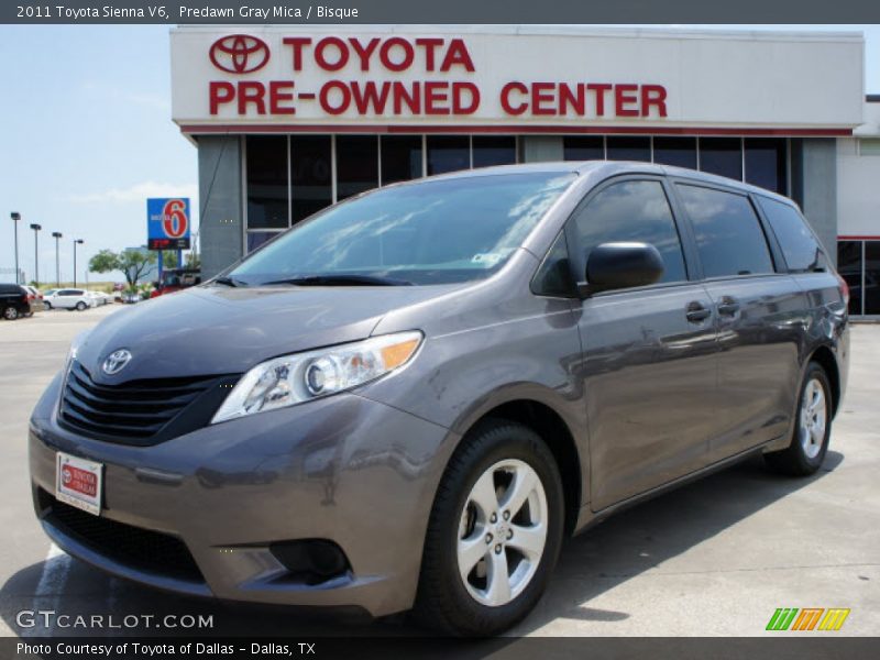 Predawn Gray Mica / Bisque 2011 Toyota Sienna V6