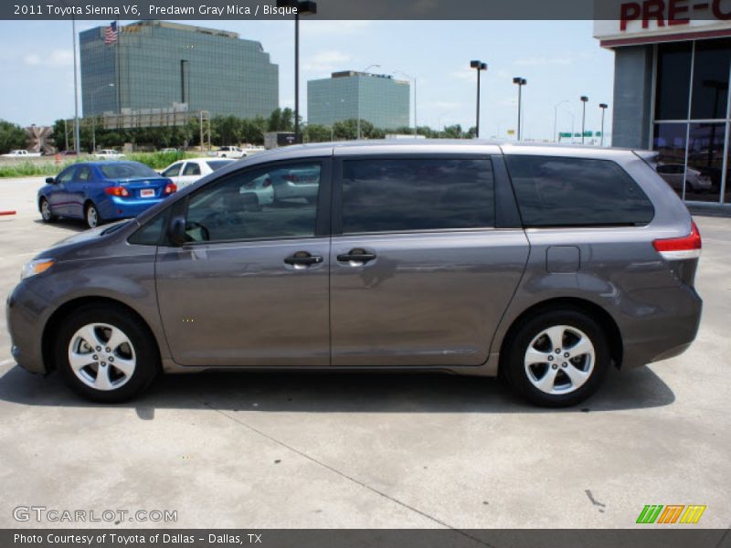 Predawn Gray Mica / Bisque 2011 Toyota Sienna V6