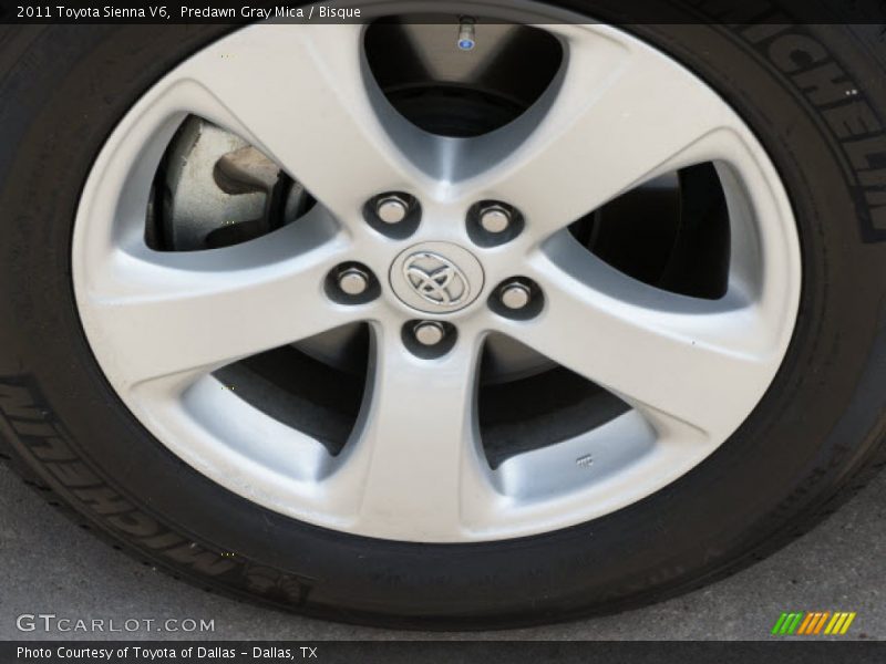 Predawn Gray Mica / Bisque 2011 Toyota Sienna V6