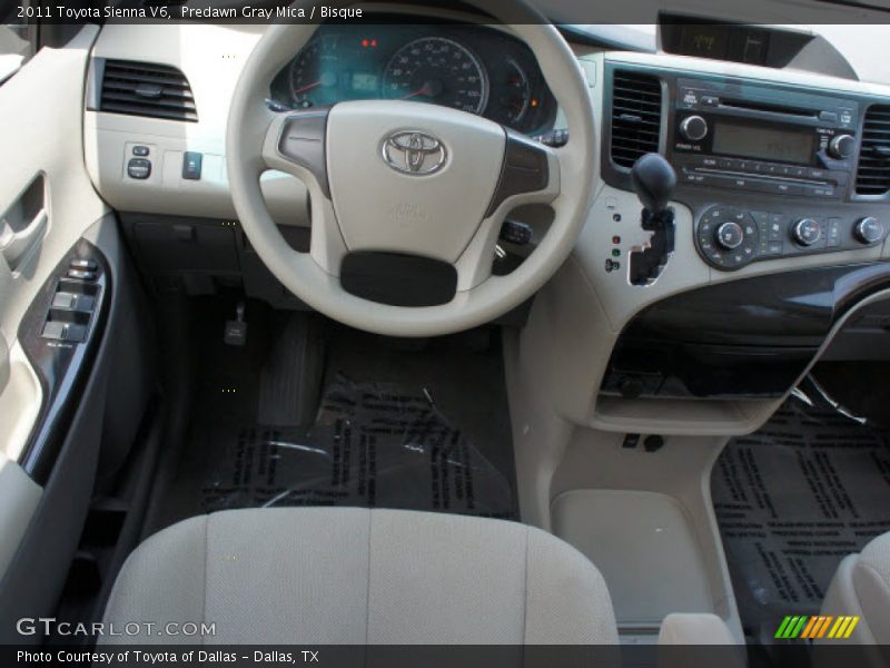 Predawn Gray Mica / Bisque 2011 Toyota Sienna V6