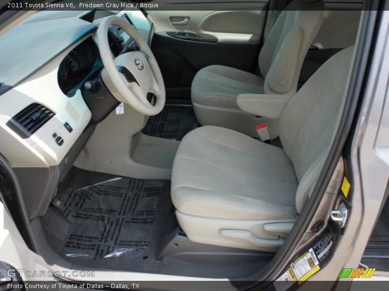 Predawn Gray Mica / Bisque 2011 Toyota Sienna V6
