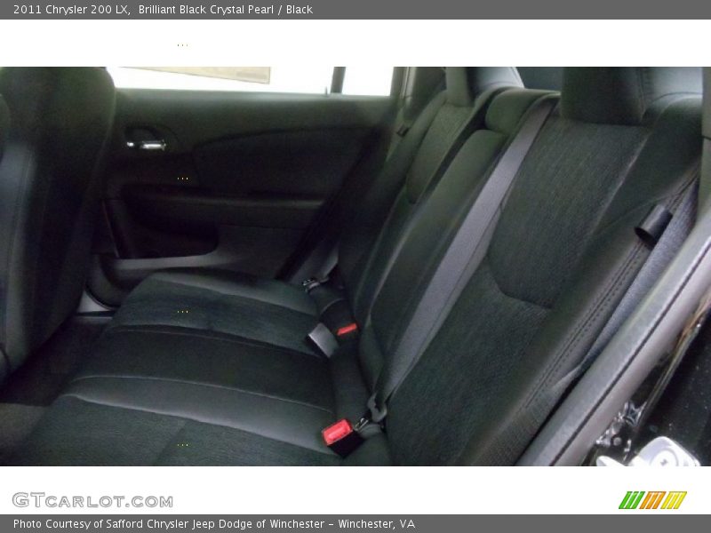 Brilliant Black Crystal Pearl / Black 2011 Chrysler 200 LX