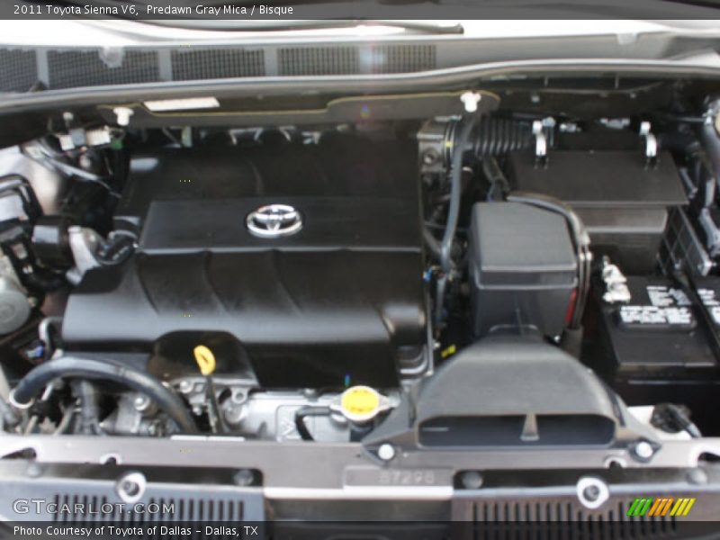 Predawn Gray Mica / Bisque 2011 Toyota Sienna V6