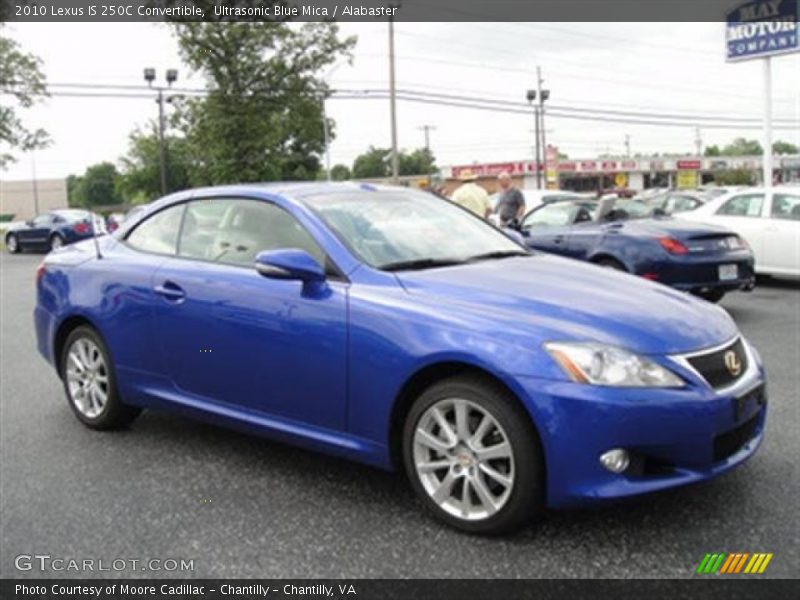 Ultrasonic Blue Mica / Alabaster 2010 Lexus IS 250C Convertible