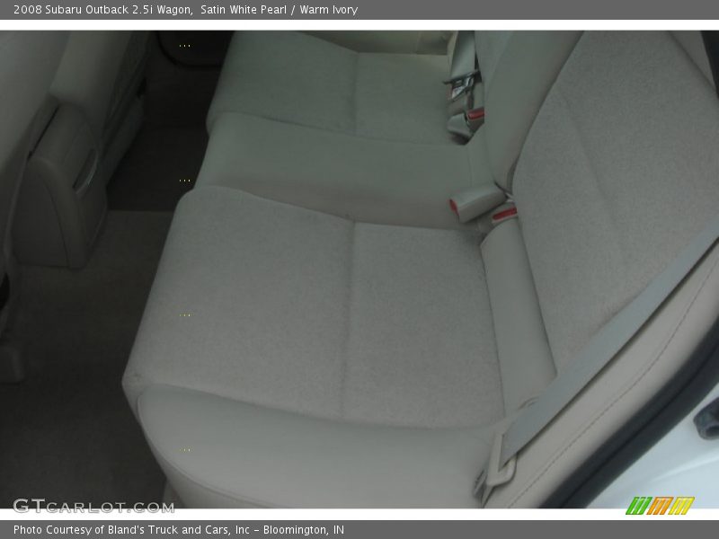 Satin White Pearl / Warm Ivory 2008 Subaru Outback 2.5i Wagon