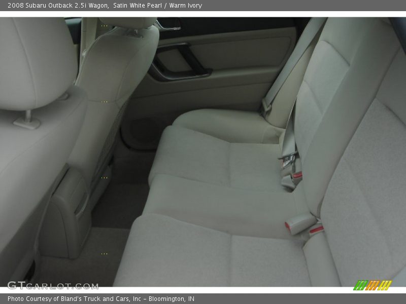 Satin White Pearl / Warm Ivory 2008 Subaru Outback 2.5i Wagon