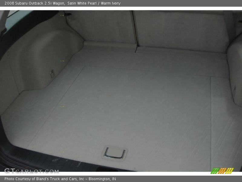 Satin White Pearl / Warm Ivory 2008 Subaru Outback 2.5i Wagon