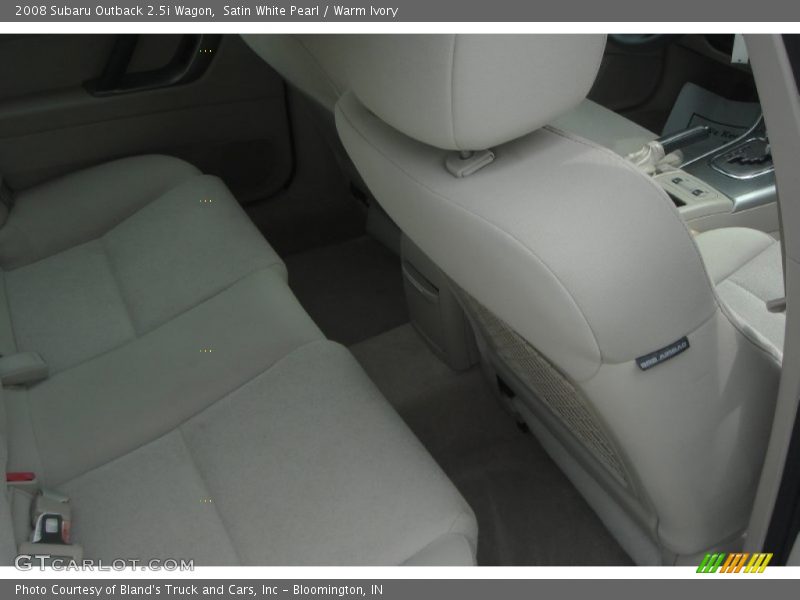 Satin White Pearl / Warm Ivory 2008 Subaru Outback 2.5i Wagon