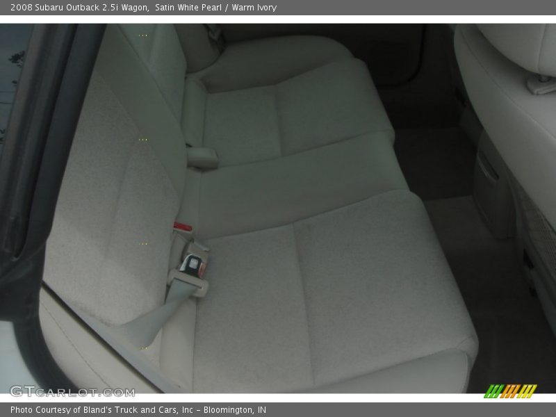Satin White Pearl / Warm Ivory 2008 Subaru Outback 2.5i Wagon