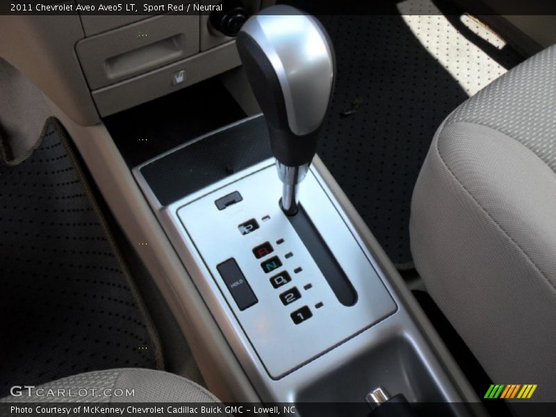 Sport Red / Neutral 2011 Chevrolet Aveo Aveo5 LT