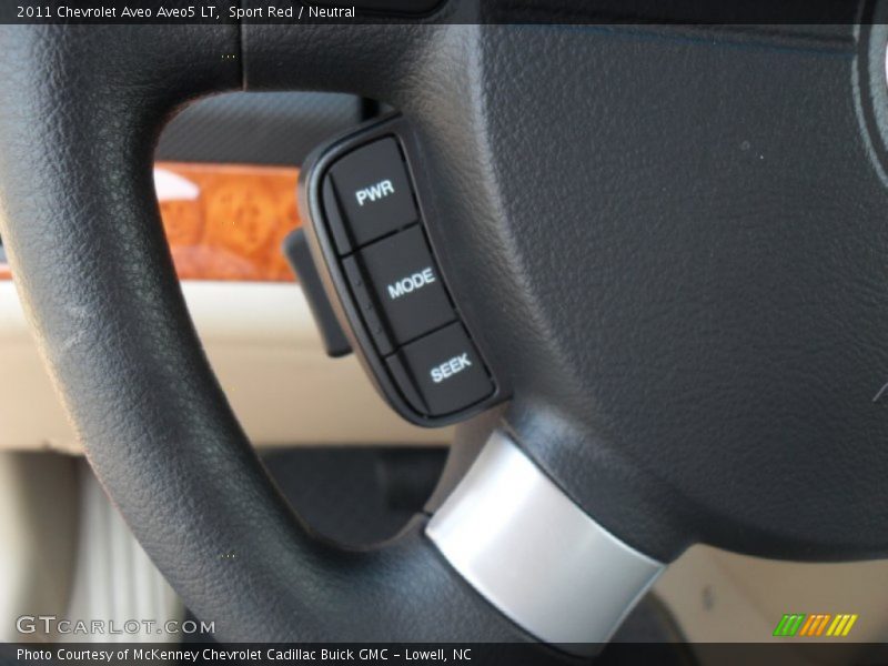 Sport Red / Neutral 2011 Chevrolet Aveo Aveo5 LT