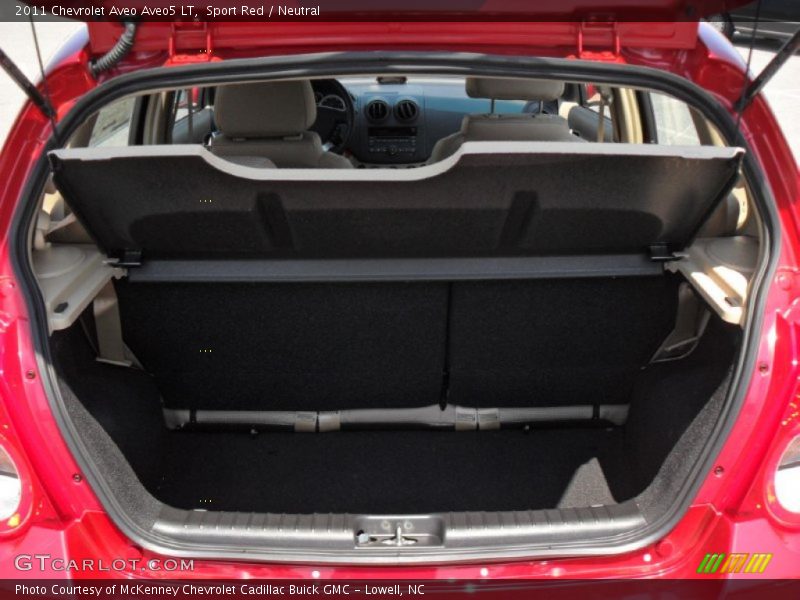 Sport Red / Neutral 2011 Chevrolet Aveo Aveo5 LT