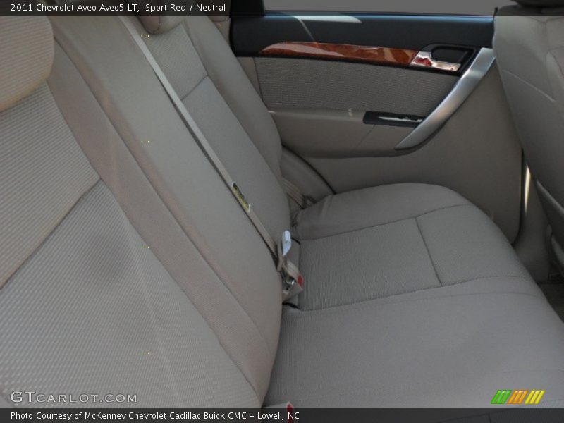 Sport Red / Neutral 2011 Chevrolet Aveo Aveo5 LT