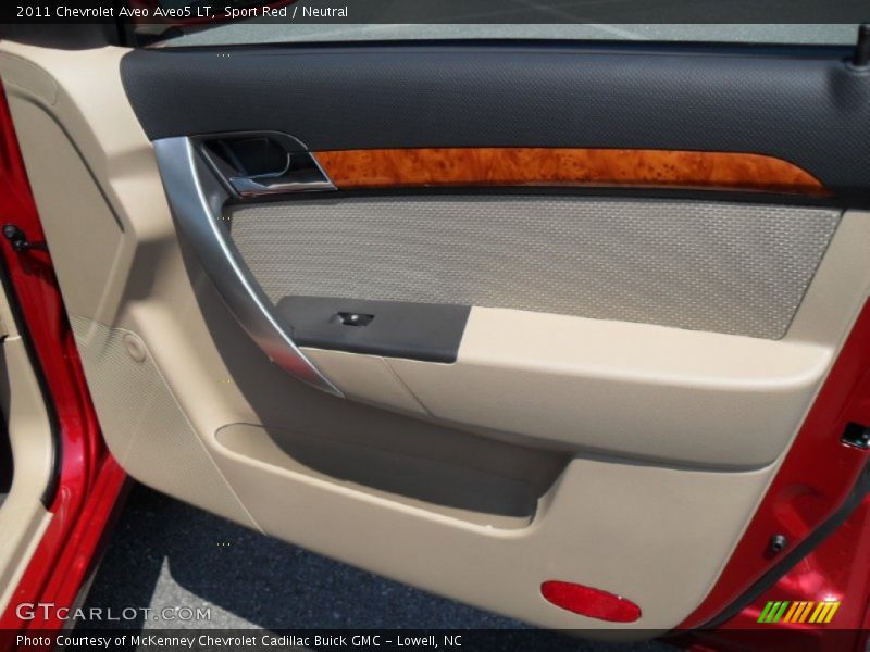 Sport Red / Neutral 2011 Chevrolet Aveo Aveo5 LT
