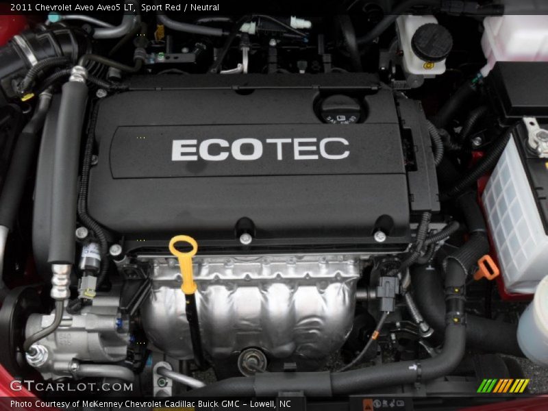 Sport Red / Neutral 2011 Chevrolet Aveo Aveo5 LT
