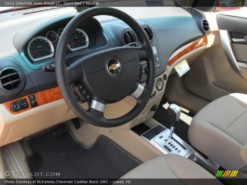Sport Red / Neutral 2011 Chevrolet Aveo Aveo5 LT