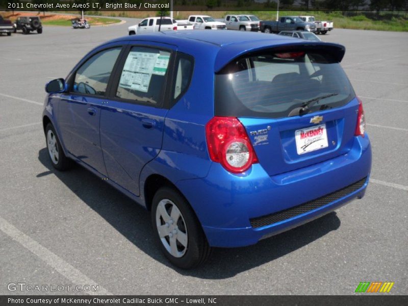 Bright Blue / Charcoal 2011 Chevrolet Aveo Aveo5 LT