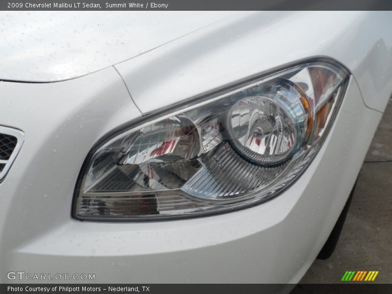 Summit White / Ebony 2009 Chevrolet Malibu LT Sedan