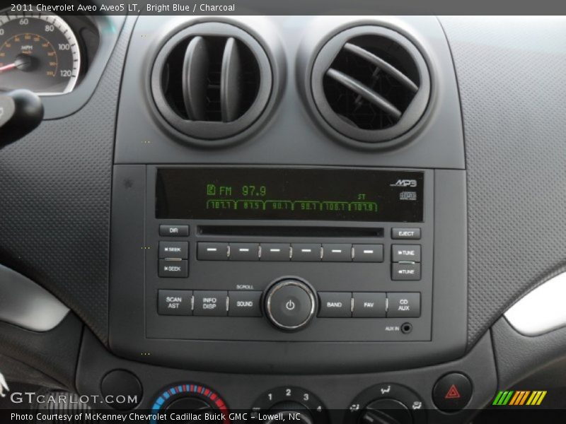 Bright Blue / Charcoal 2011 Chevrolet Aveo Aveo5 LT