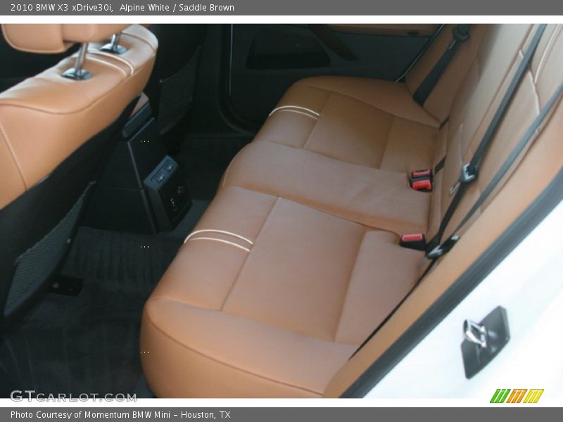 Alpine White / Saddle Brown 2010 BMW X3 xDrive30i