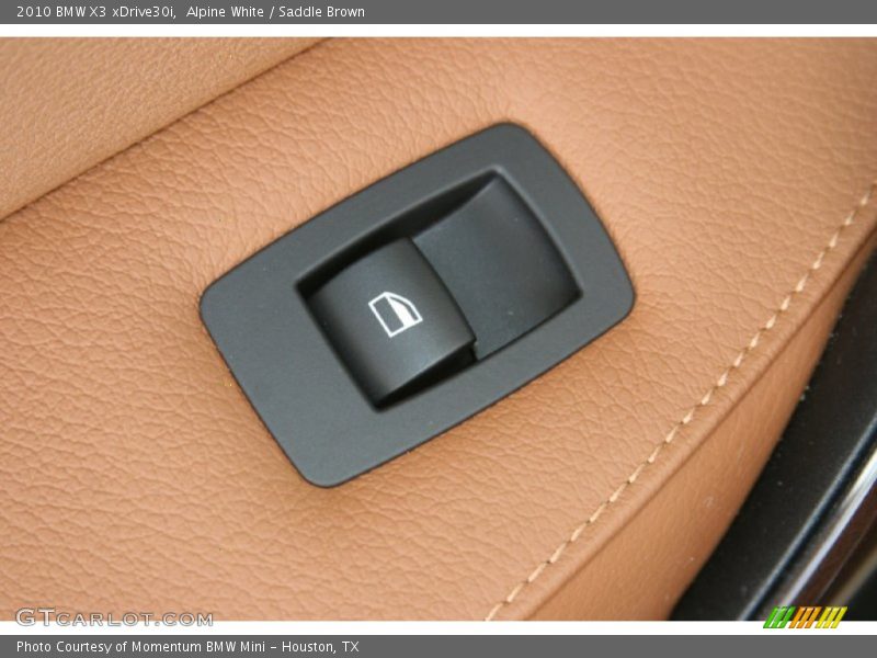 Alpine White / Saddle Brown 2010 BMW X3 xDrive30i