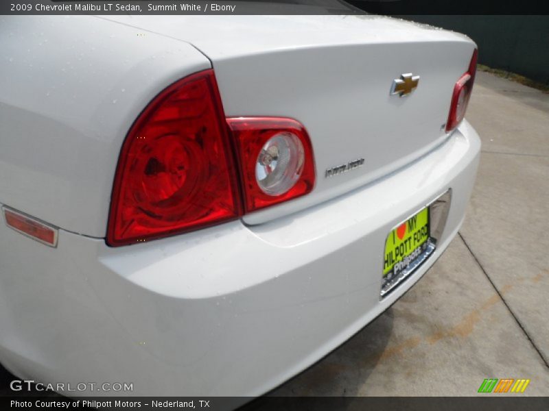 Summit White / Ebony 2009 Chevrolet Malibu LT Sedan