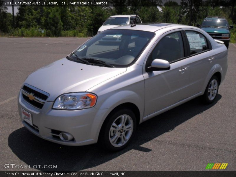 Ice Silver Metallic / Charcoal 2011 Chevrolet Aveo LT Sedan