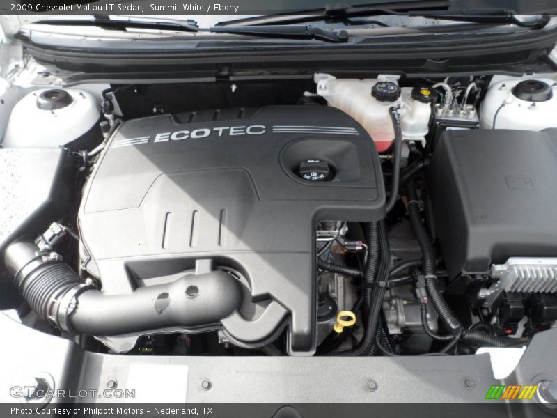 Summit White / Ebony 2009 Chevrolet Malibu LT Sedan