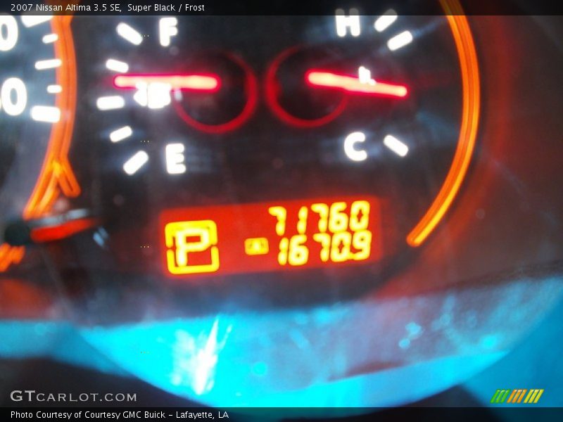 Super Black / Frost 2007 Nissan Altima 3.5 SE