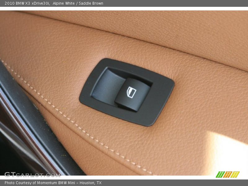 Alpine White / Saddle Brown 2010 BMW X3 xDrive30i