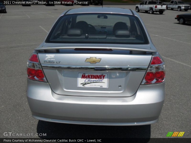 Ice Silver Metallic / Charcoal 2011 Chevrolet Aveo LT Sedan