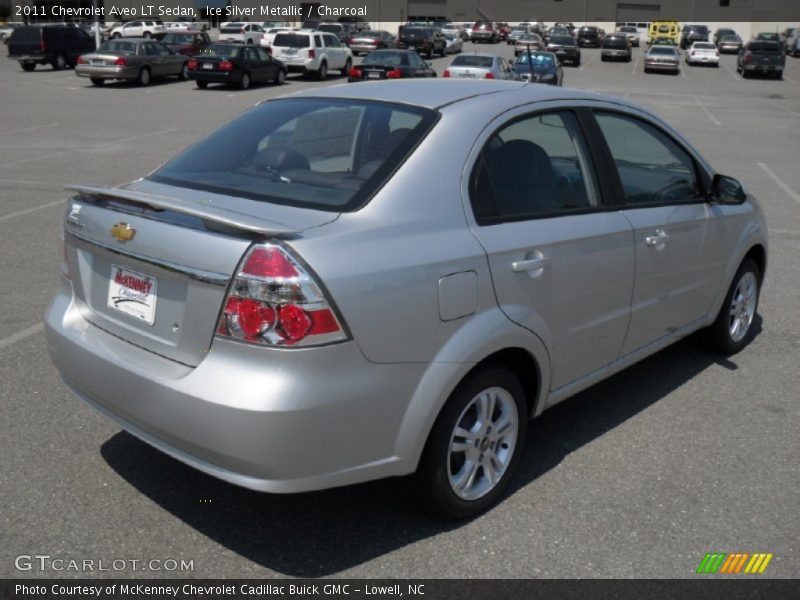 Ice Silver Metallic / Charcoal 2011 Chevrolet Aveo LT Sedan