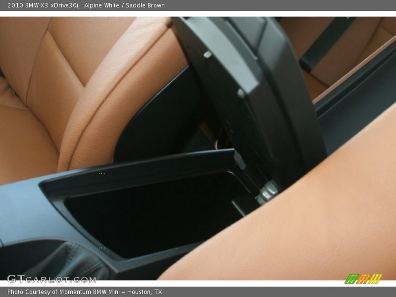 Alpine White / Saddle Brown 2010 BMW X3 xDrive30i