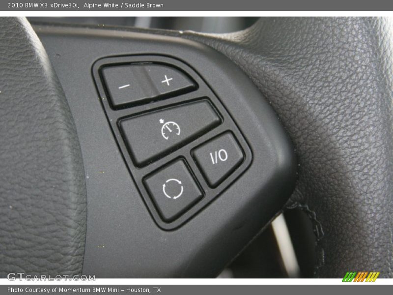 Alpine White / Saddle Brown 2010 BMW X3 xDrive30i