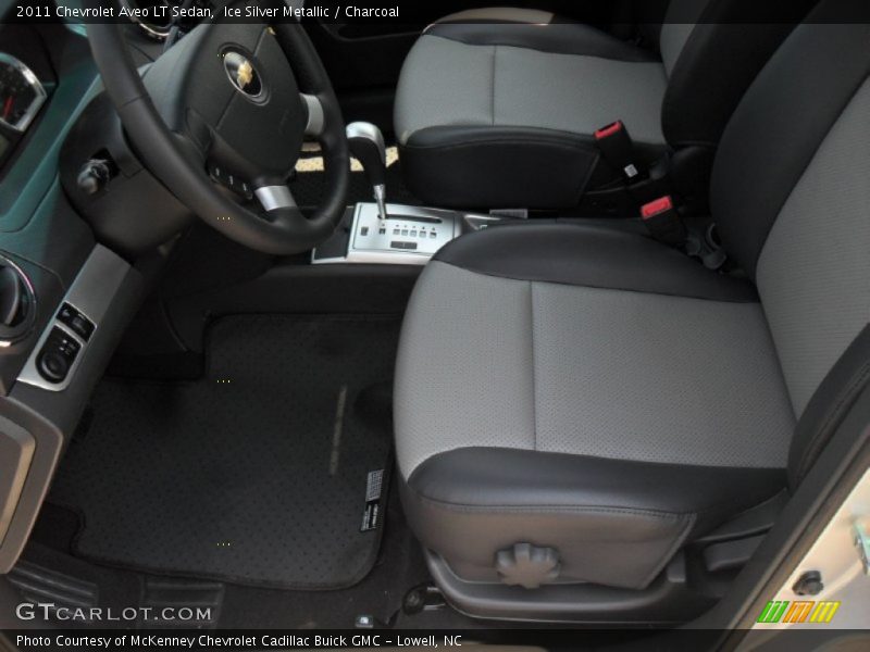 Ice Silver Metallic / Charcoal 2011 Chevrolet Aveo LT Sedan