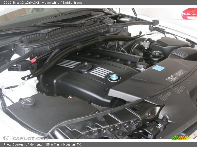 Alpine White / Saddle Brown 2010 BMW X3 xDrive30i