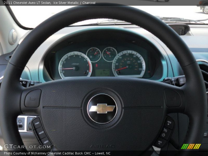 Ice Silver Metallic / Charcoal 2011 Chevrolet Aveo LT Sedan