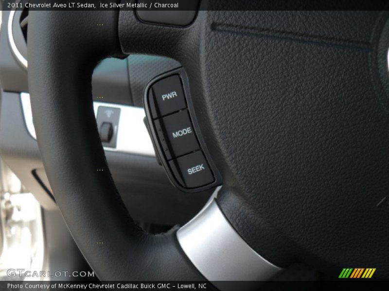 Ice Silver Metallic / Charcoal 2011 Chevrolet Aveo LT Sedan