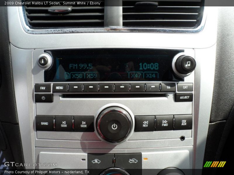 Summit White / Ebony 2009 Chevrolet Malibu LT Sedan