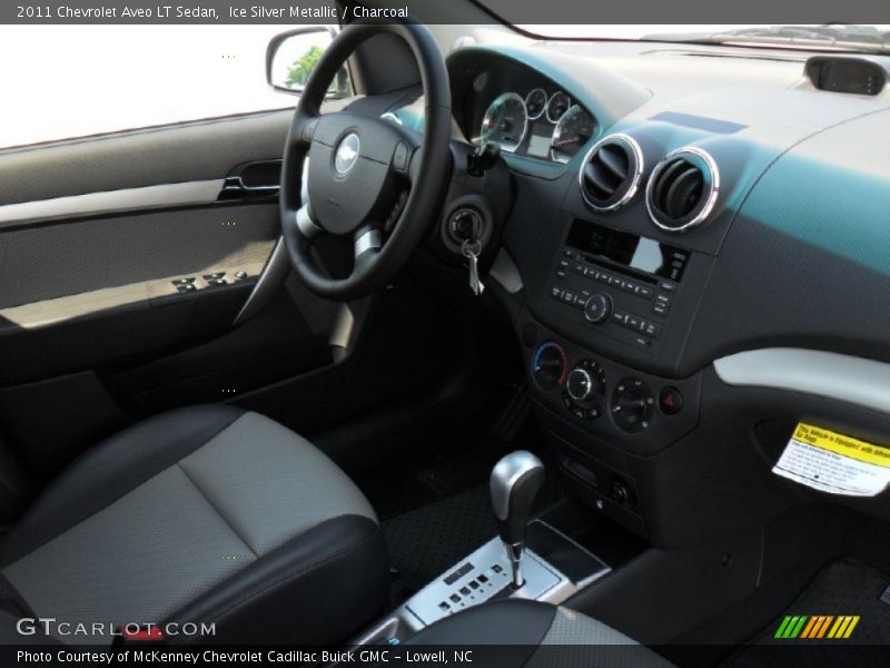 Ice Silver Metallic / Charcoal 2011 Chevrolet Aveo LT Sedan